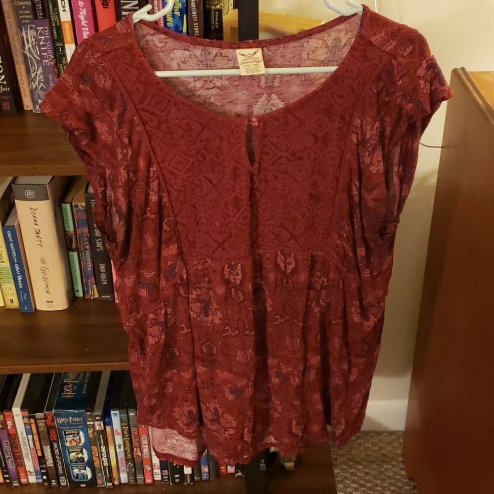 Faded glory XXL red shirt